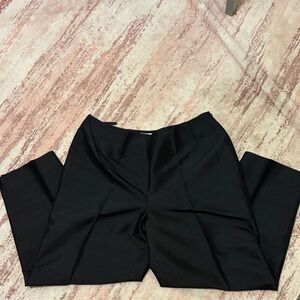 Talbots Elegant Black Silk Trousers